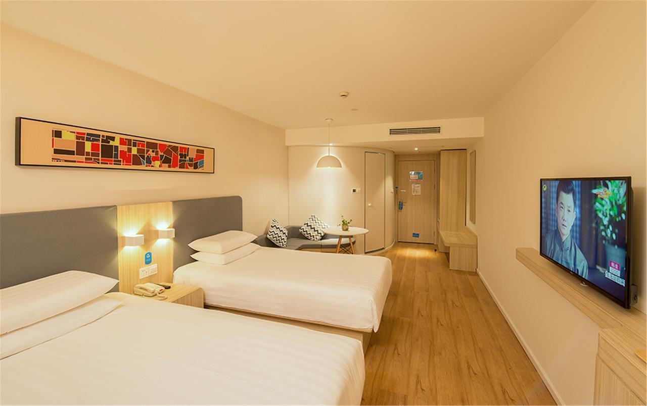 Hanting Hotel Qingdao Zhanqiao Railway Station ภายนอก รูปภาพ